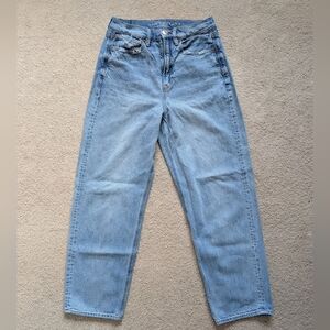 American Eagle Outfitters High Rise Baggy Jeans Size 6 Short